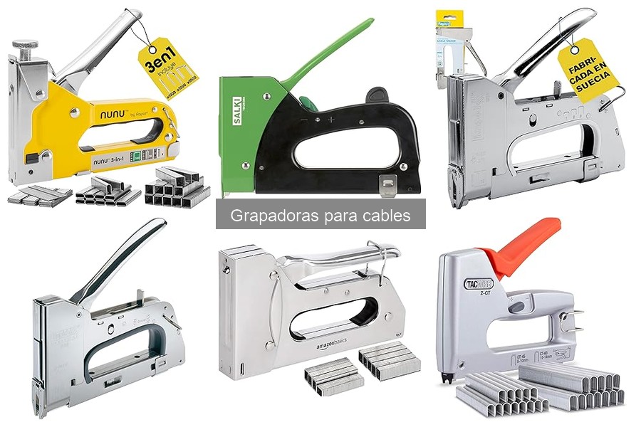 Accesorios Esenciales para Grapadoras de Cables