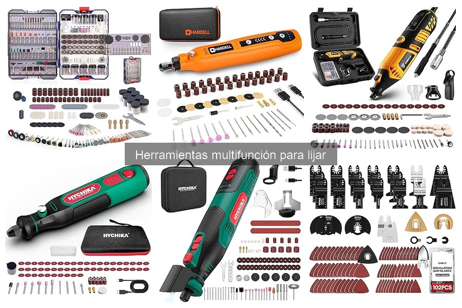 Accesorios esenciales para herramientas multifunción de lijado