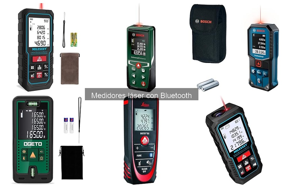 Accesorios Esenciales para Medidores Láser con Bluetooth