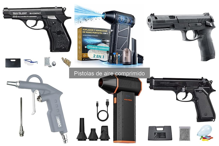 Accesorios esenciales para pistolas de aire comprimido