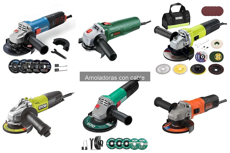 Accesorios imprescindibles para amoladoras con cable