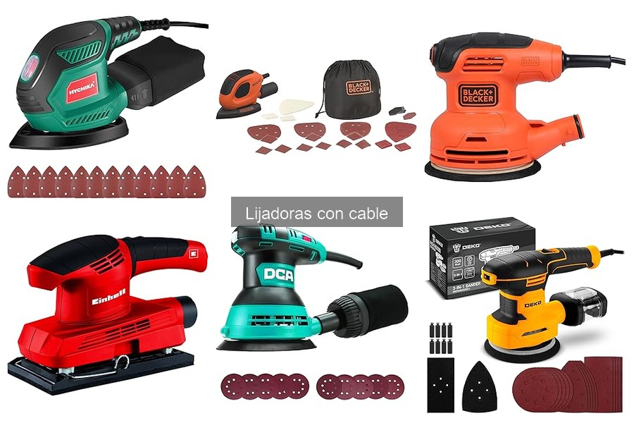 Accesorios imprescindibles para lijadoras con cable