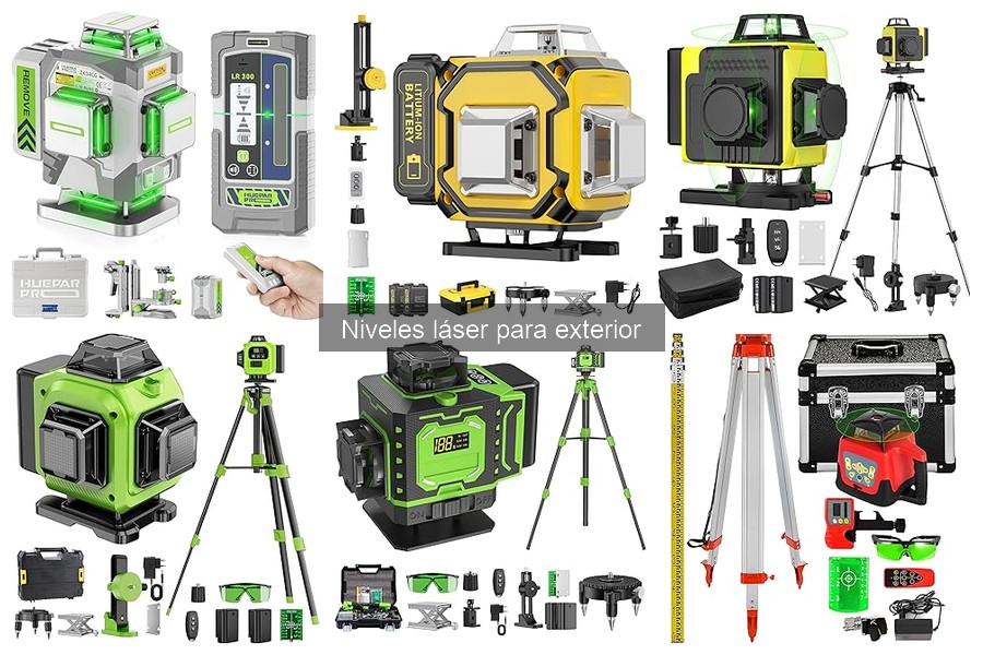 Accesorios imprescindibles para niveles láser en exterior