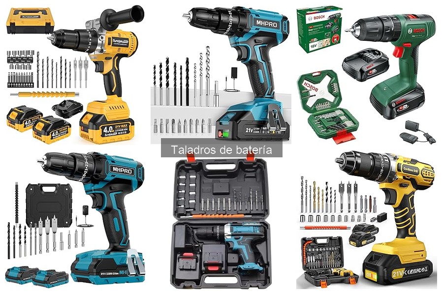 Accesorios imprescindibles para taladros de batería