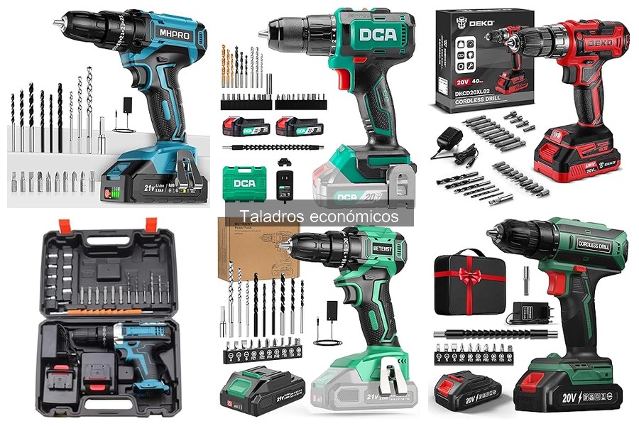 Accesorios imprescindibles para taladros económicos