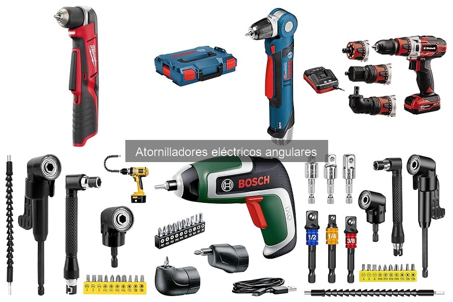 Accesorios útiles para atornilladores eléctricos angulares