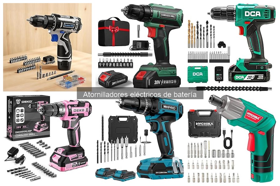 Alternativas a Atornilladores Eléctricos de Batería