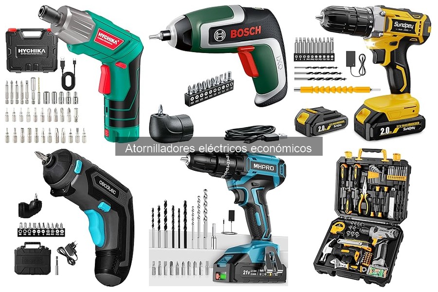 Alternativas a Atornilladores Eléctricos Económicos