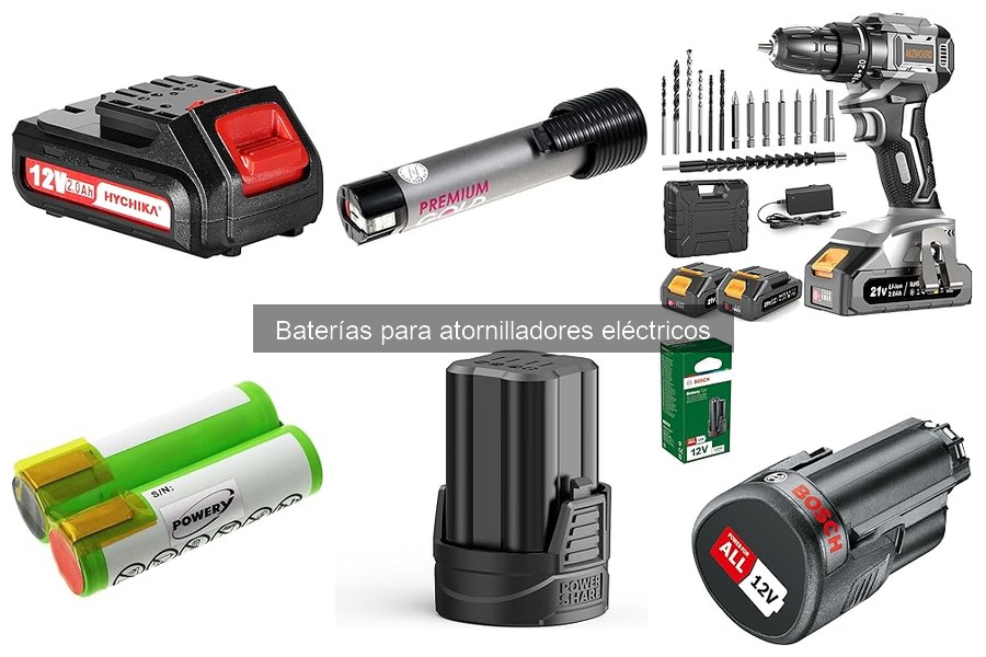 Alternativas a Baterías de Atornilladores Eléctricos