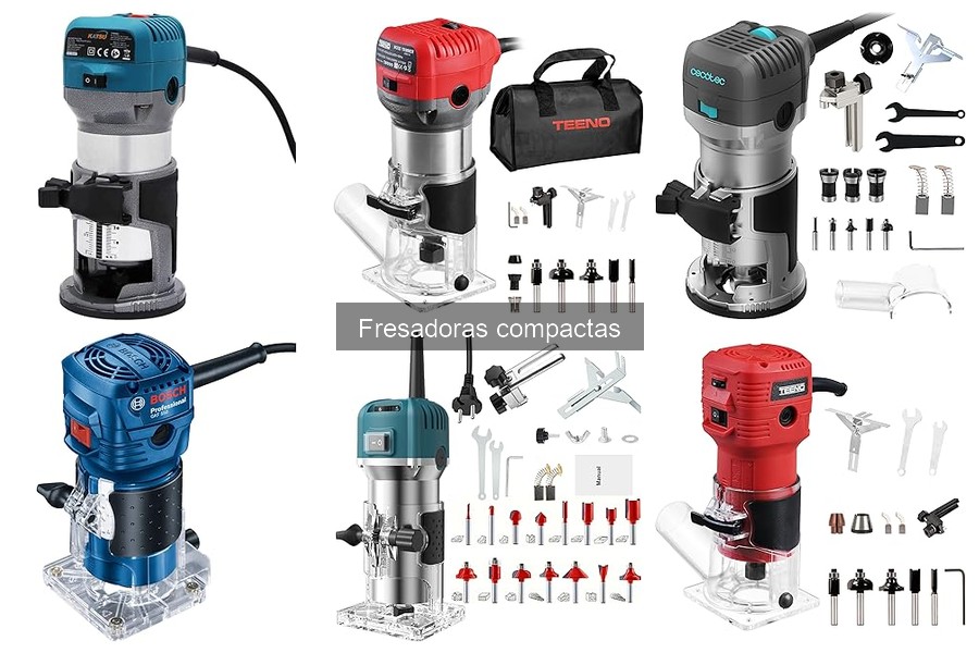 Alternativas a las fresadoras compactas para bricolaje