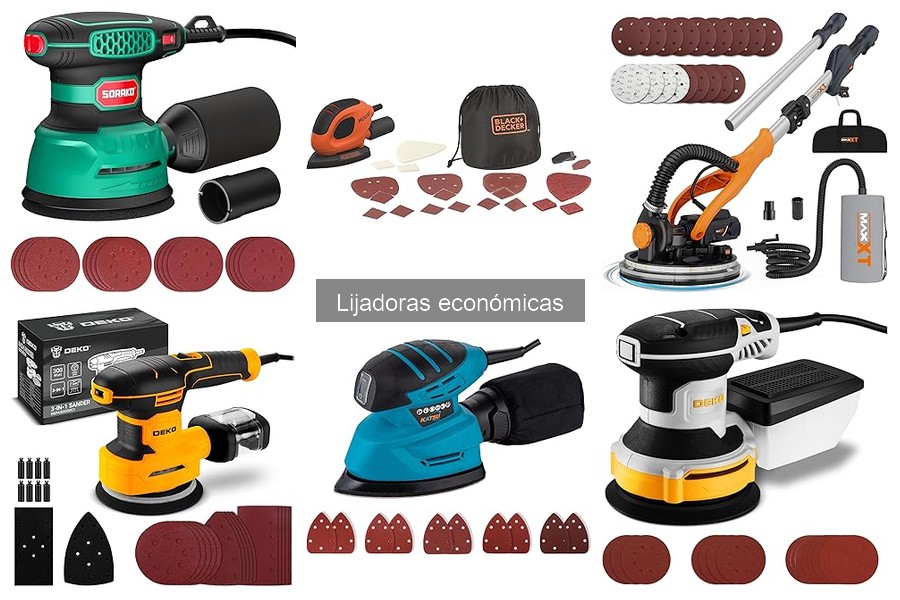 Alternativas a las Lijadoras Económicas: Mejores Opciones