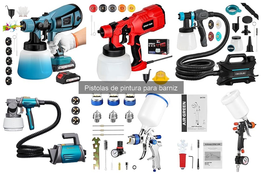 Alternativas a las Pistolas de Pintura para Barniz