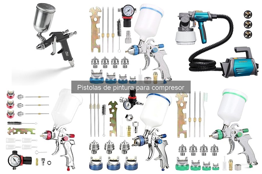 Alternativas a las pistolas de pintura para compresor