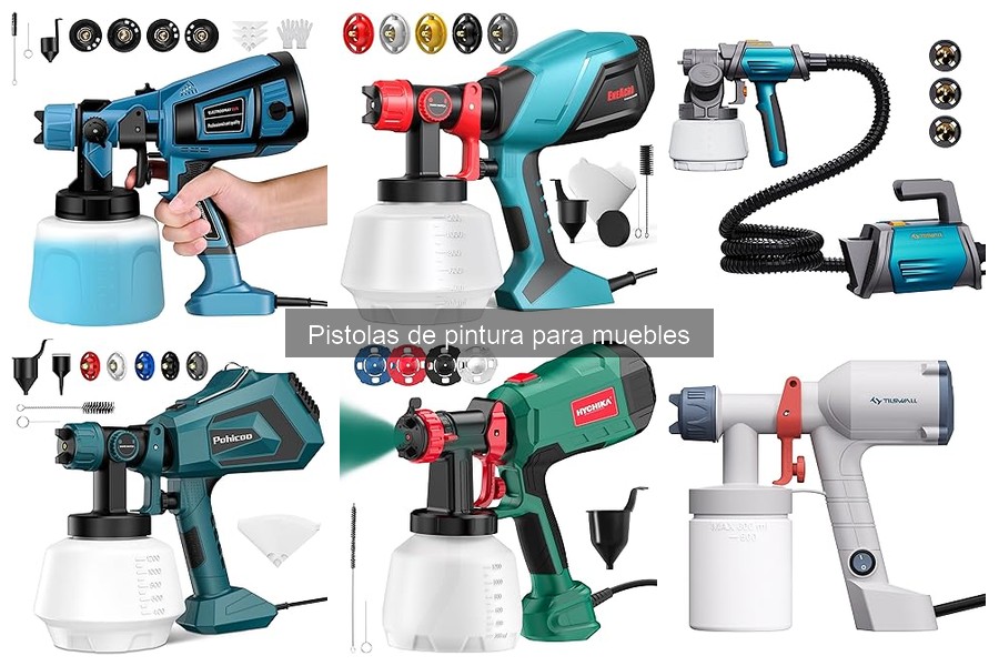 Alternativas a las pistolas de pintura para muebles