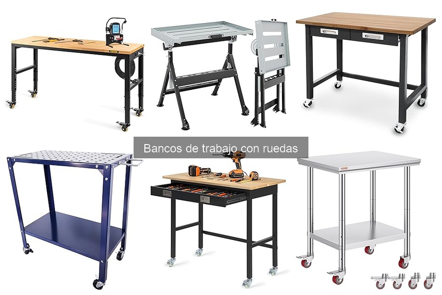 Alternativas a los bancos de trabajo con ruedas: ¿Qué elegir?