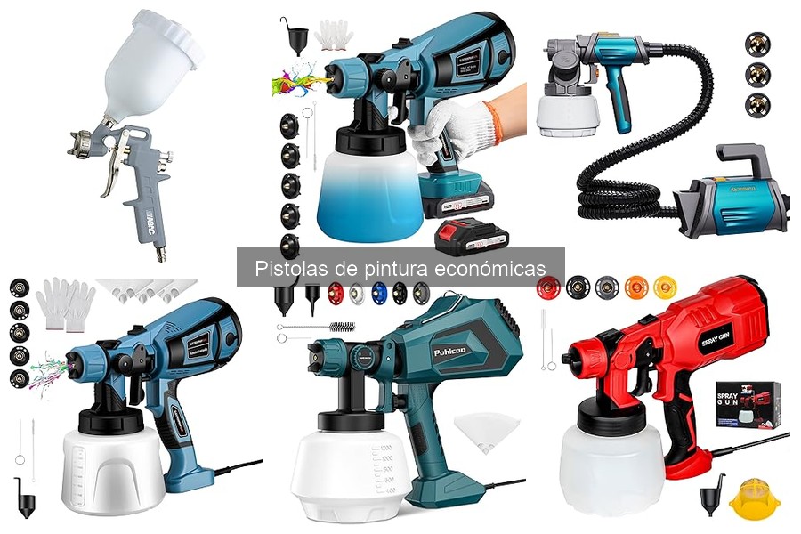 Alternativas a Pistolas de Pintura Económicas para Pintar