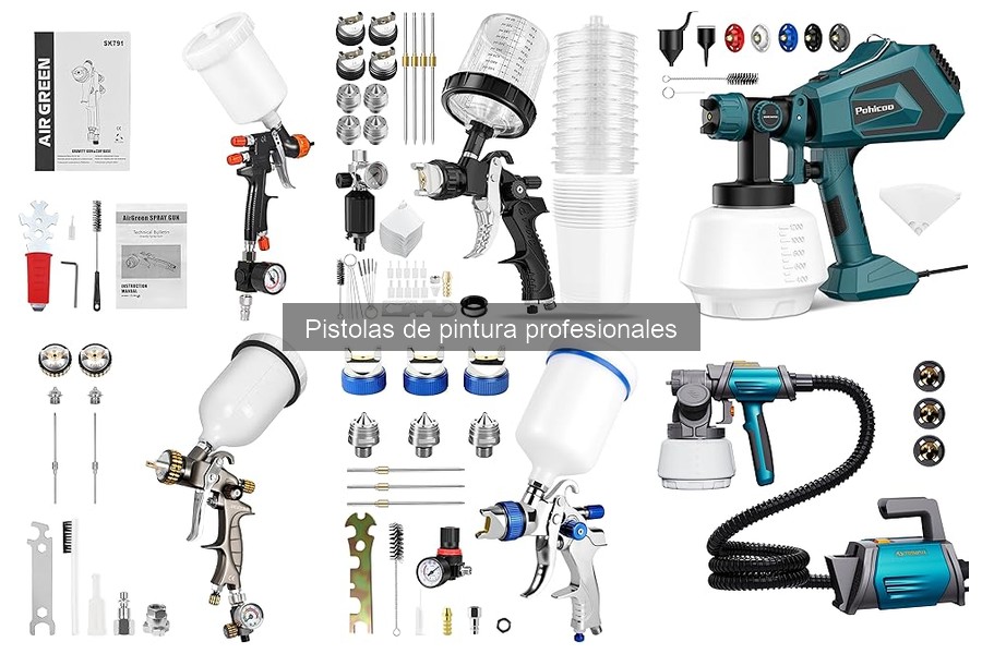 Alternativas a pistolas de pintura profesionales: ¿cuál elegir?
