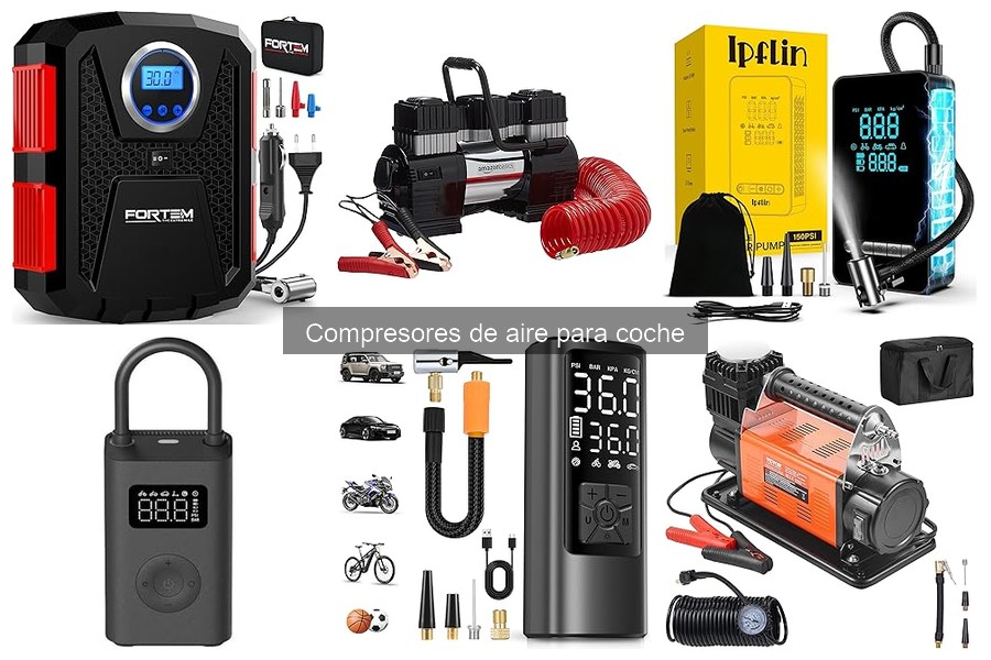 Alternativas al compresor de aire para coche: 5 opciones efectivas