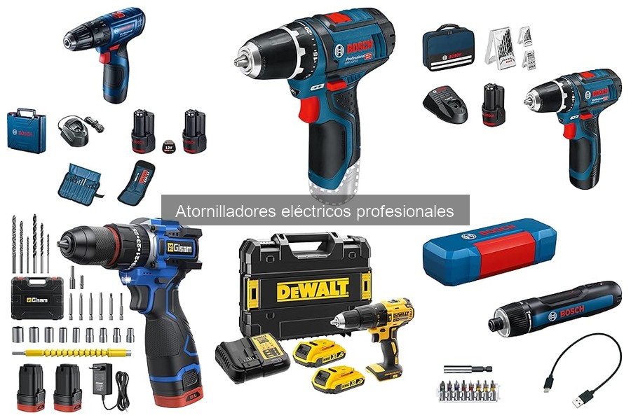 Atornillador eléctrico profesional: características y beneficios