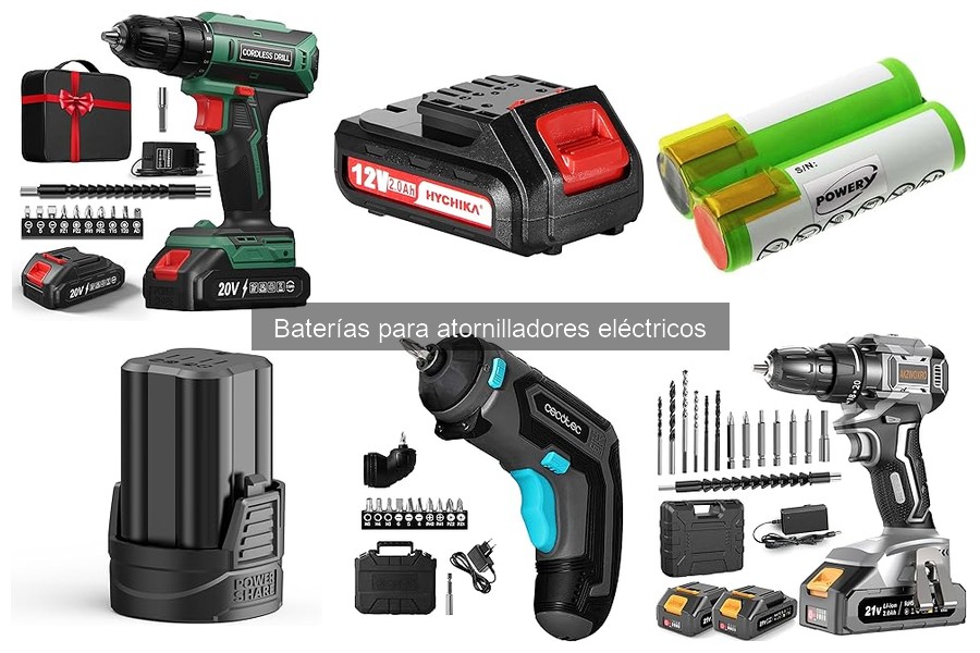 Baterías Compatibles con Atornilladores Eléctricos: Guía Completa