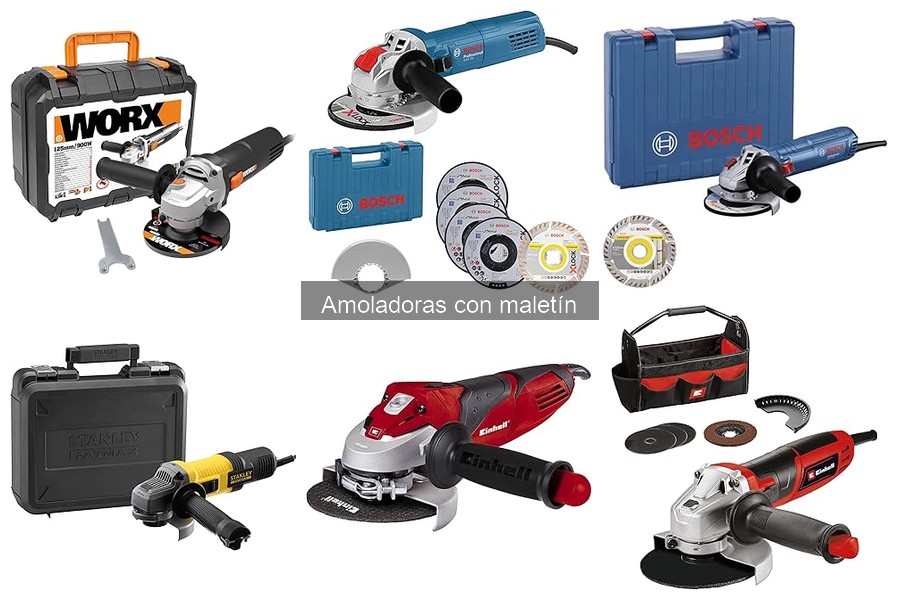 Beneficios de usar amoladoras con maletín