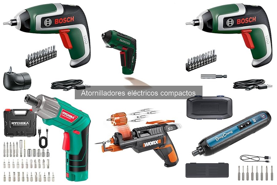 Beneficios de usar atornilladores eléctricos compactos