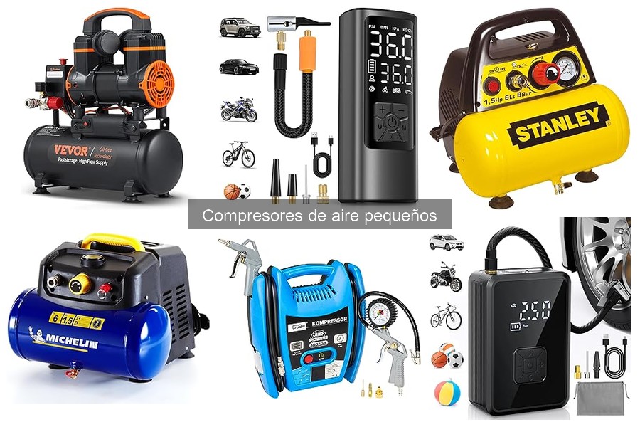 Características clave de un compresor de aire portátil