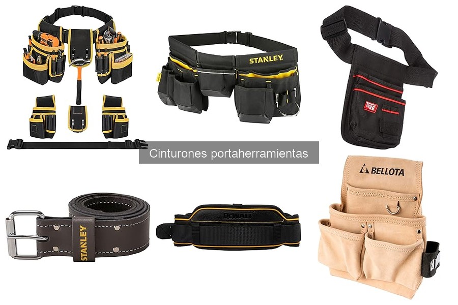 Cinturones portaherramientas ideales para construcción