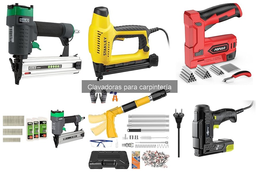 Clavadoras recomendadas para principiantes en carpintería
