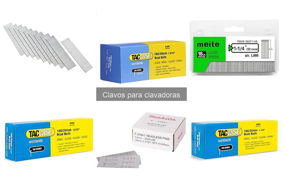 Cómo elegir clavos para clavadoras: guía de compra