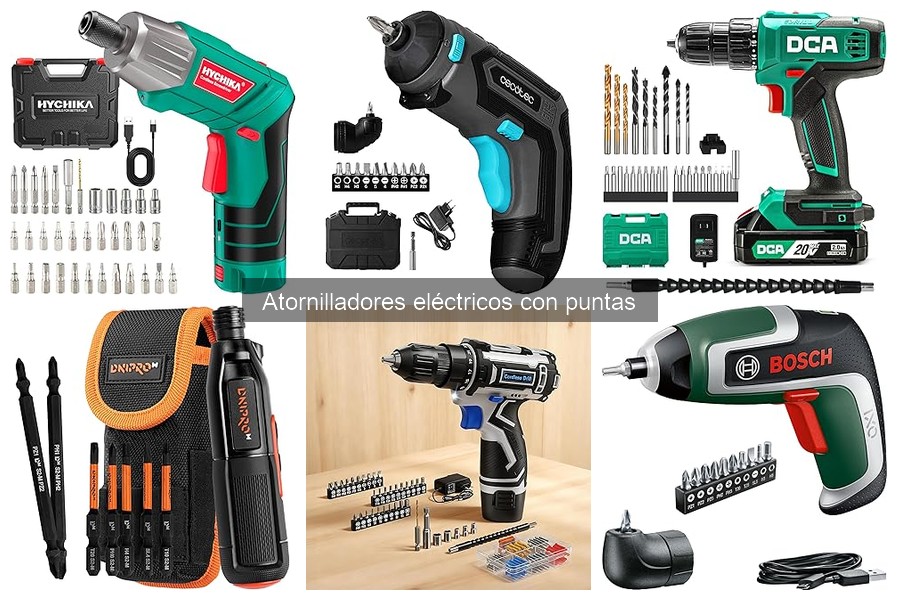 Cómo elegir el mejor atornillador eléctrico con puntas