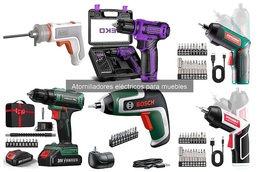 Cómo elegir el mejor atornillador eléctrico para muebles