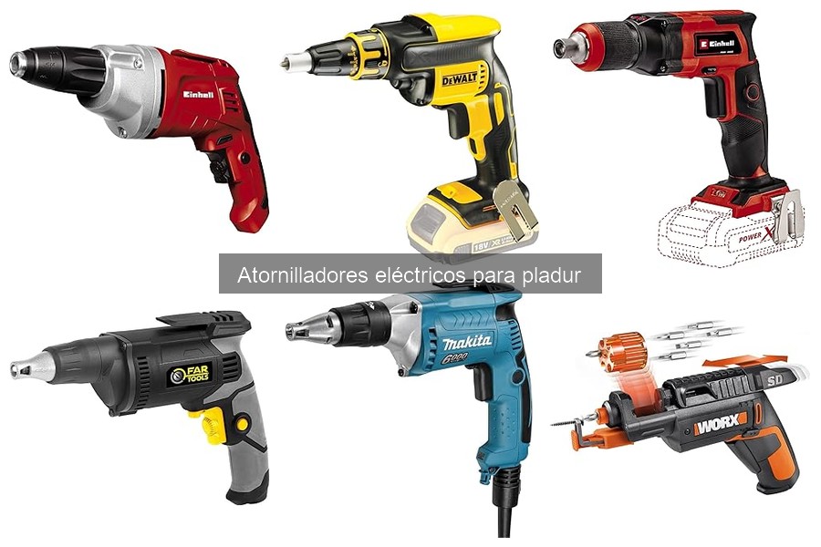 Cómo elegir el mejor atornillador eléctrico para pladur