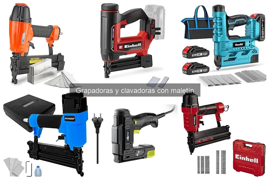 ** Cómo elegir la mejor grapadora-clavadora con maletín