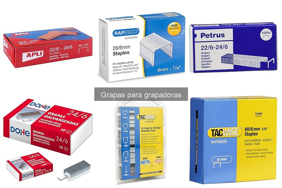 Cómo elegir las grapas correctas para tu grapadora