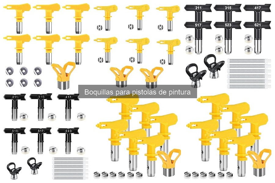 Cómo limpiar y mantener boquillas para pistolas de pintura