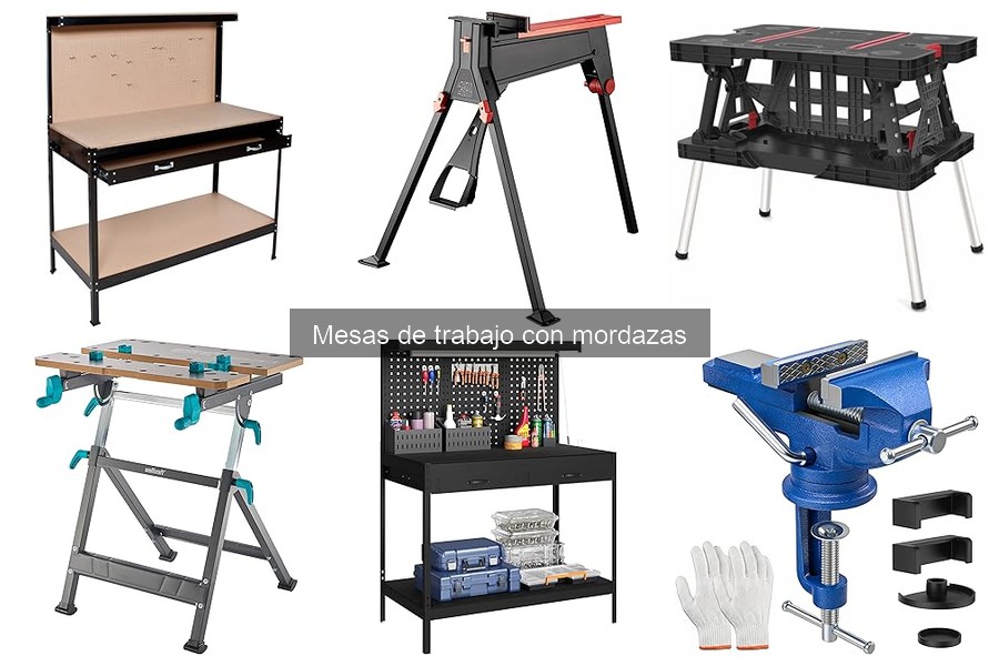 Cómo preparar mesas de trabajo con mordazas para proyectos