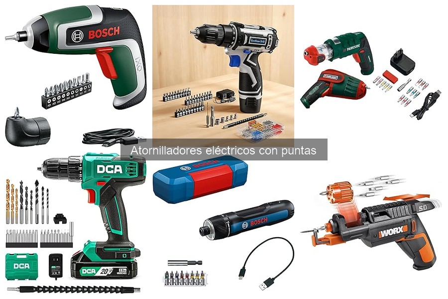 Cómo usar atornilladores eléctricos con puntas en bricolaje