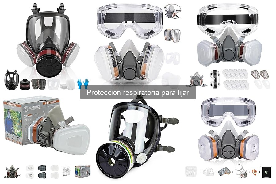 Cómo usar correctamente una mascarilla al lijar