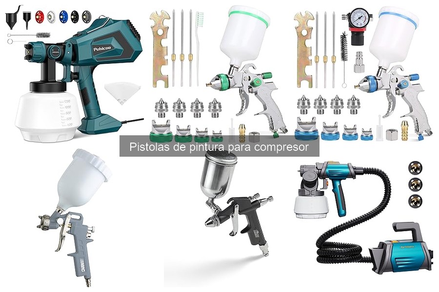 Cómo usar pistolas de pintura para compresor correctamente