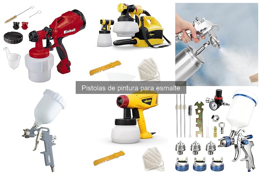 Cómo usar pistolas de pintura para esmalte eficazmente