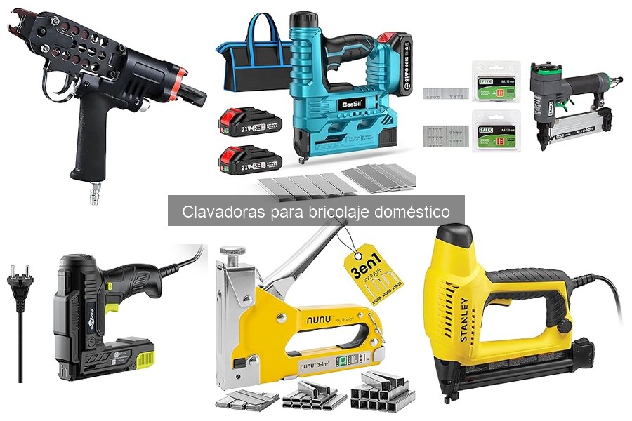 Cómo usar una clavadora en madera, plástico y metal