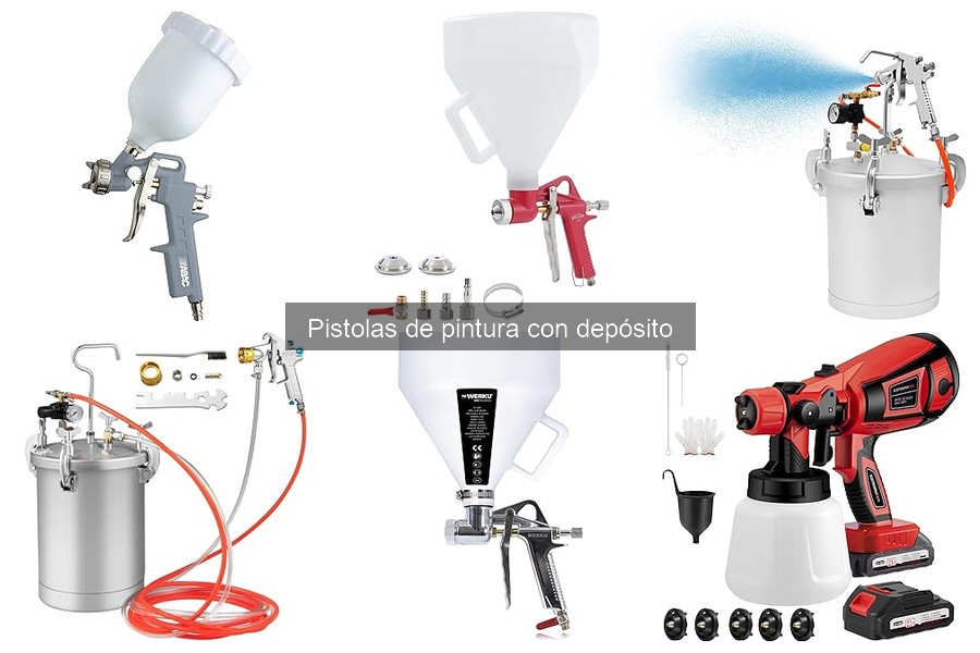 Cómo Usar una Pistola de Pintura con Depósito Eficazmente