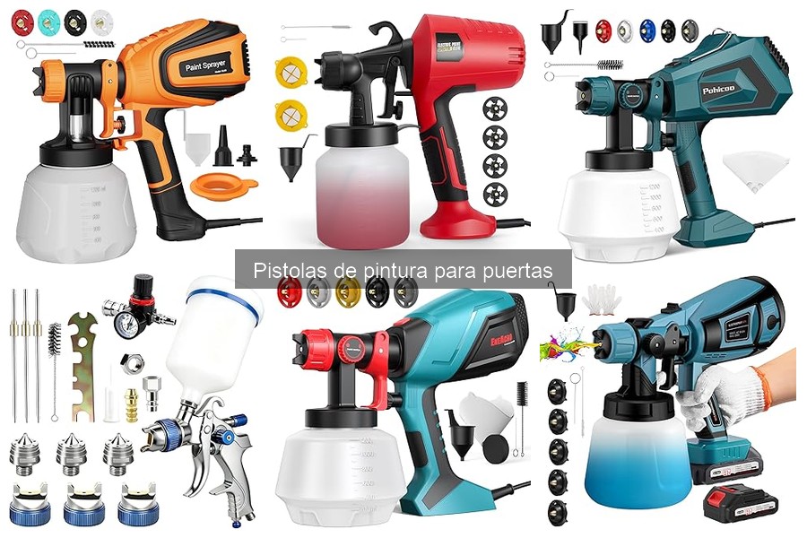 Cómo usar una pistola de pintura para puertas correctamente