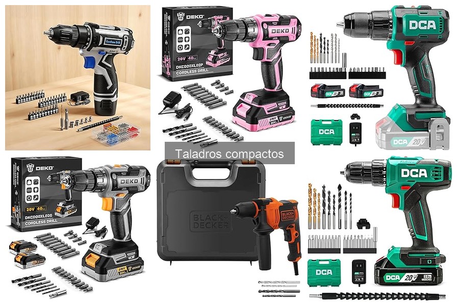 Cómo utilizar un taladro compacto de forma eficiente