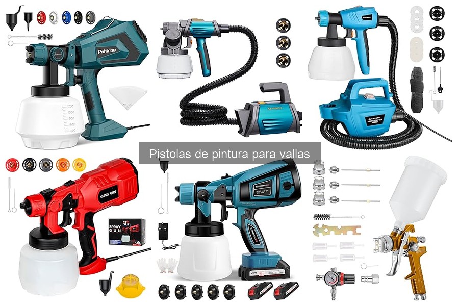 ** Cómo utilizar una pistola de pintura para vallas correctamente