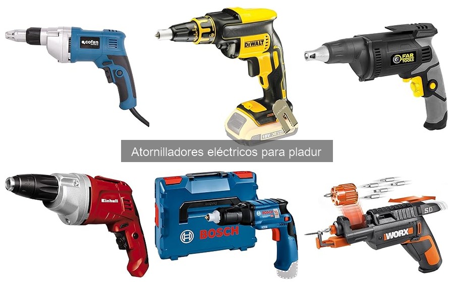 Comparativa: Atornilladores eléctricos vs manuales para pladur
