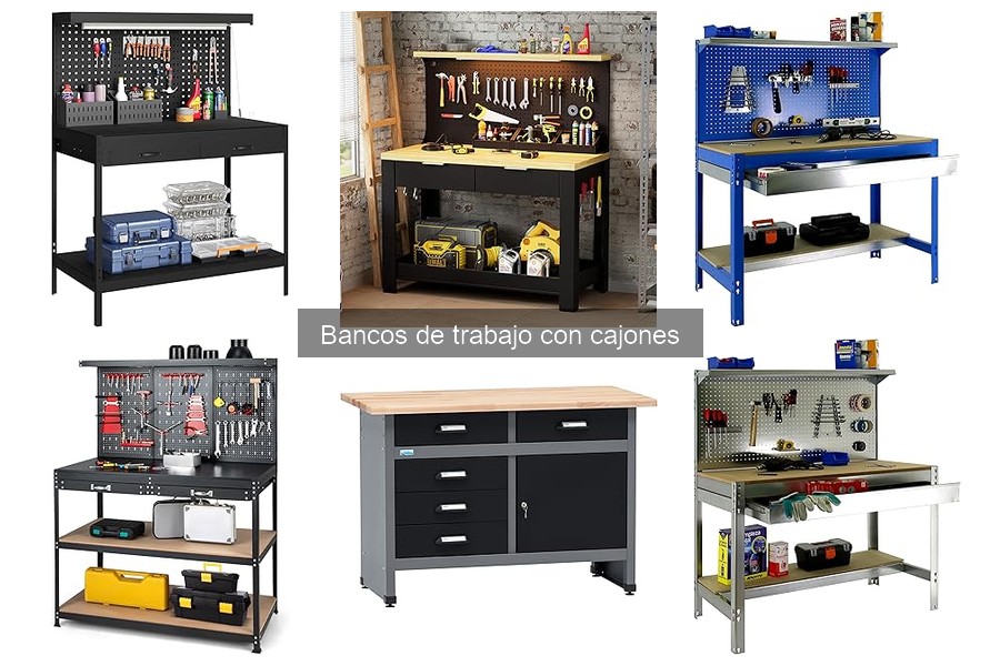 Comparativa: Bancos de Trabajo con Cajones vs Sin Cajones