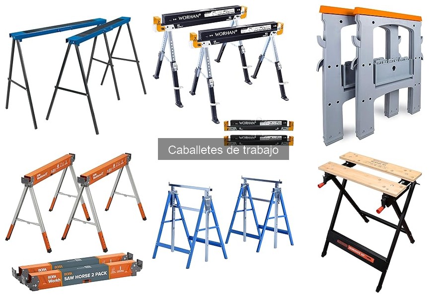 Comparativa: Caballetes de Trabajo de Madera vs Metálicos