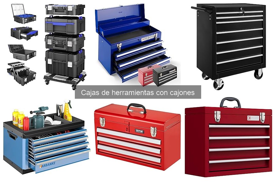 Comparativa: Cajas de herramientas con y sin cajones